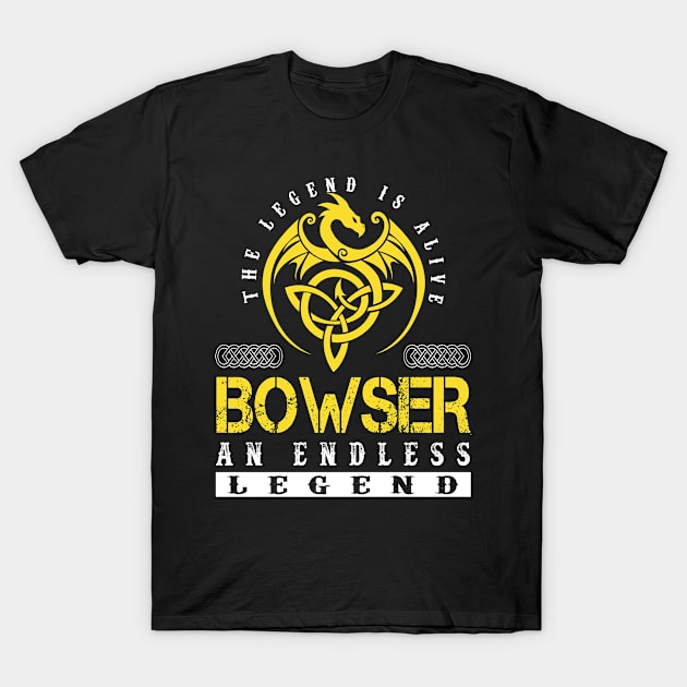 BOWSER T-Shirt by meliapip